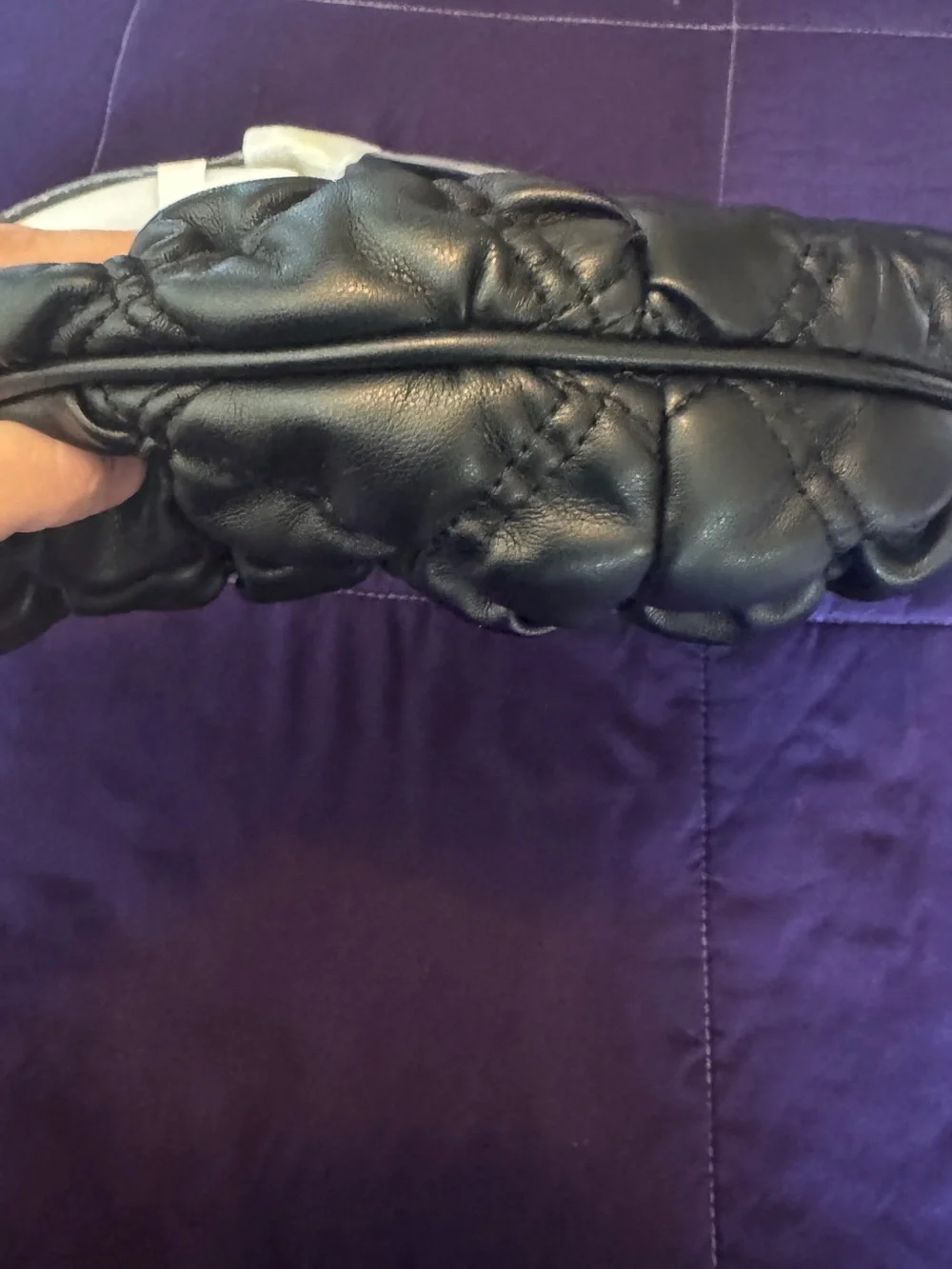 Quilted Black Shoulder Bag NWT